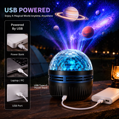 Official Store | 🦖🎁SCNDR® 360° Smart Holographic Starry Sky Projector (HD Smart Dynamic 5D)
