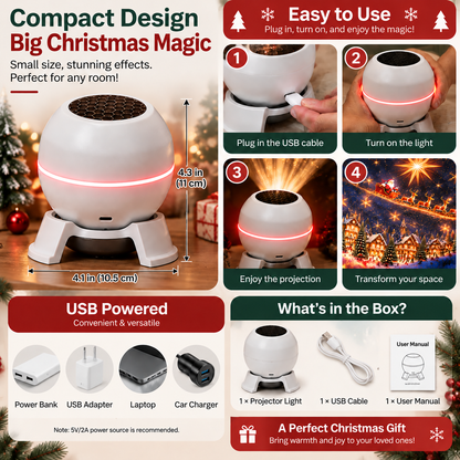 Official Store | 🎅🎄 SCNDR® Smart Holographic Projector (HD Smart Dynamic 5D)