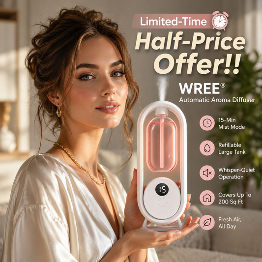 Official Store | 💖🎁 WREE® Automatic Aroma Diffuser ⏰ Limited-Time Half-Price Offer! 🔥