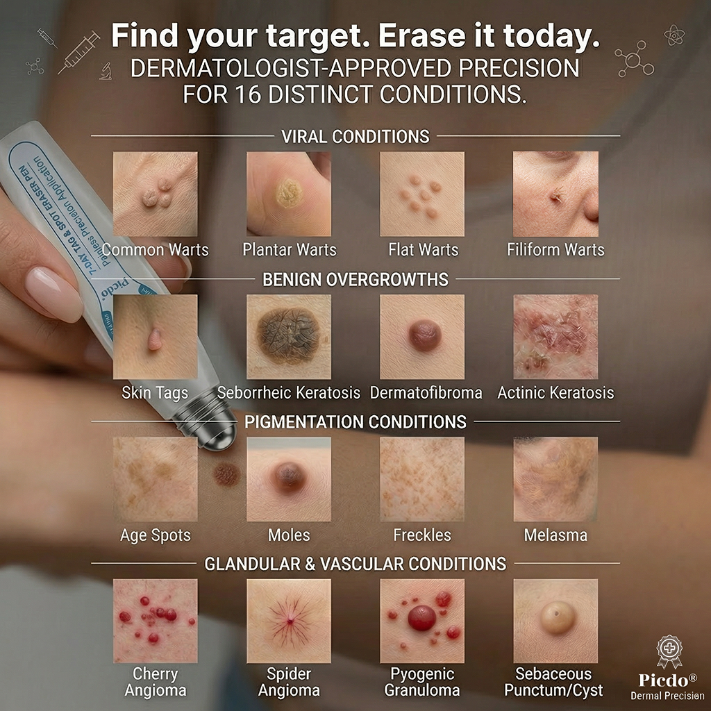 Official Store | 🎁🎁 𝐏i𝐜𝐝o® 7-Day Skin Tag & Spot Remover Serum
