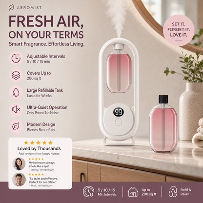 Official Store | 💖🎁 WREE® Automatic Aroma Diffuser ⏰ Limited-Time Half-Price Offer! 🔥