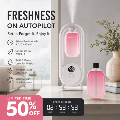 Official Store | 💖🎁 WREE® Automatic Aroma Diffuser ⏰ Limited-Time Half-Price Offer! 🔥